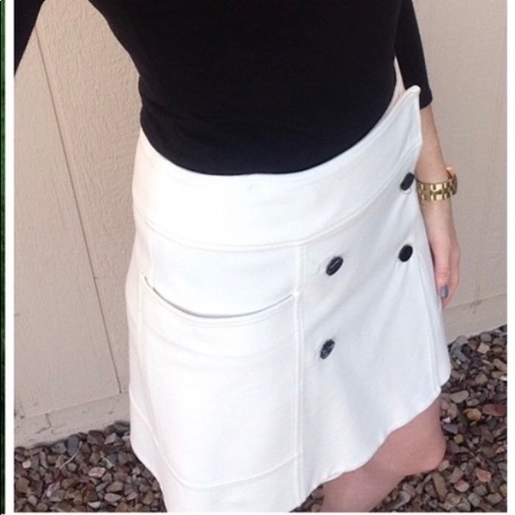 Diane von Furstenberg  ecru wrap skirt - Picture 2 of 11